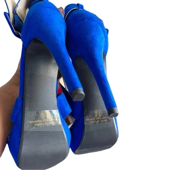 NEW ILLUDE Women's High Heels Open Toe Ankle Strap StilettosParty Heel Sandals. - Picture 6 of 6